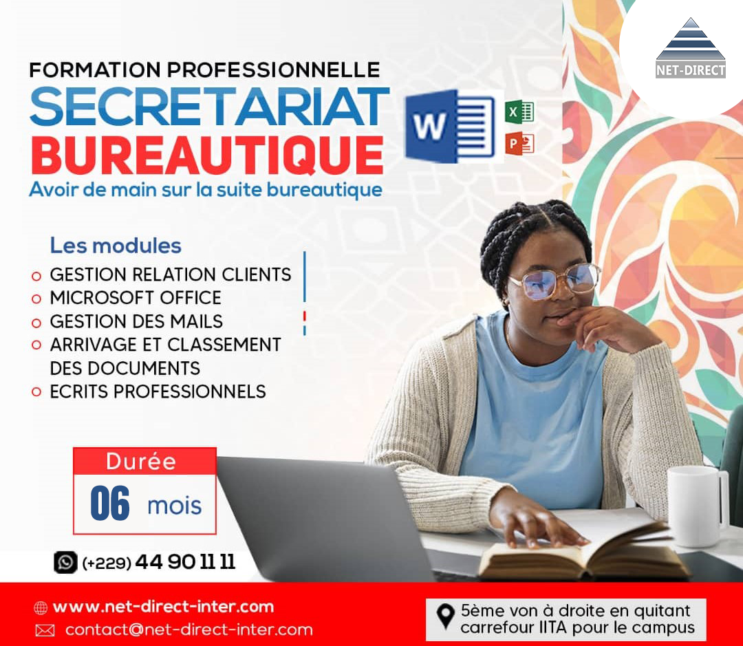 Formation Secretariat Bureautique